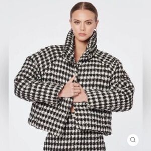 CAMI NYC Tweed Puffer Jacket